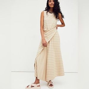 Free People Beach Striped Capri Dress